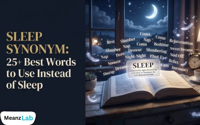 Sleep Synonym