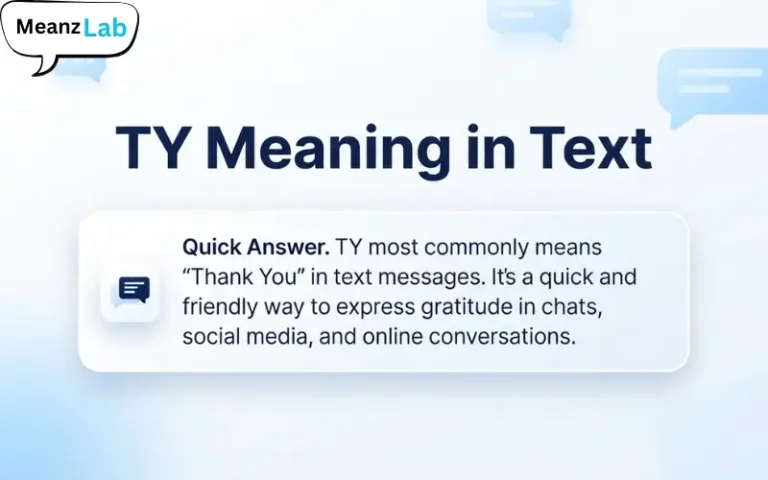 TY Meaning in Text