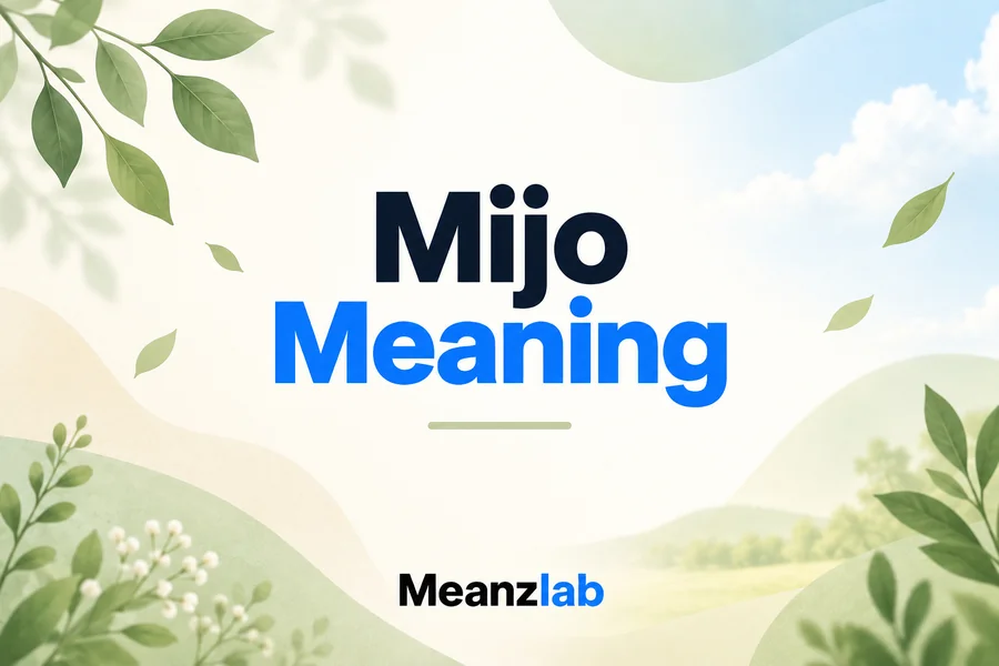 Mijo Meaning