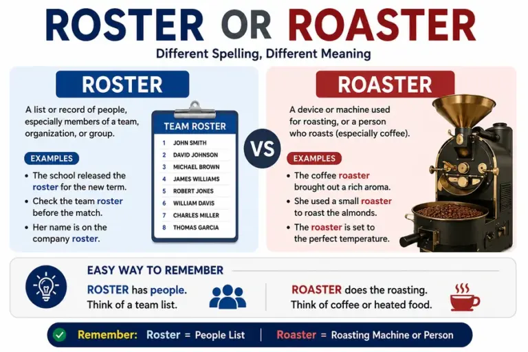 Roster or Roaster