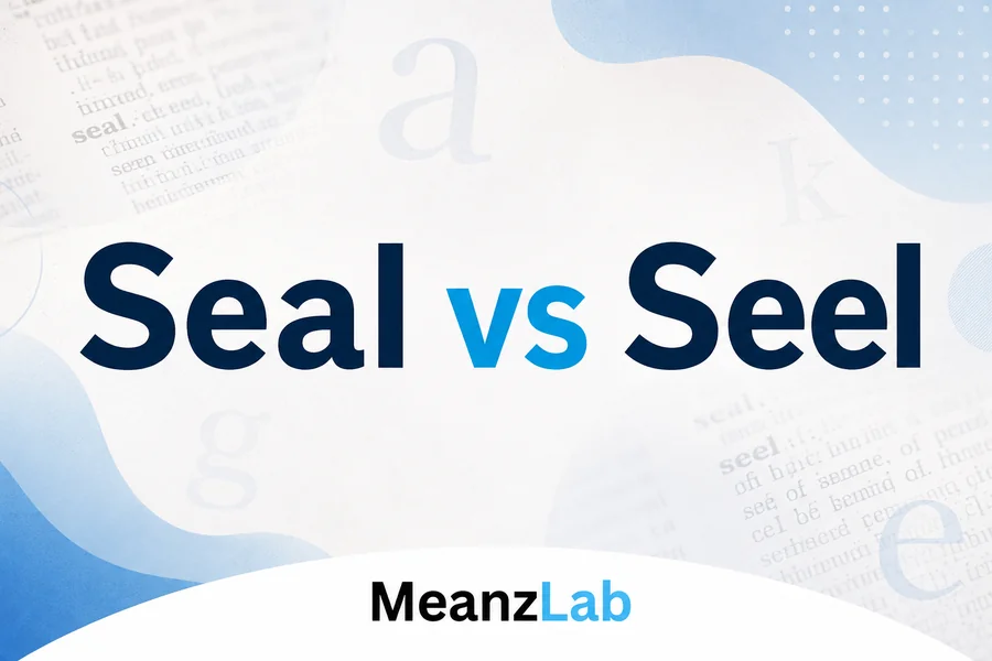 Seal vs Seel