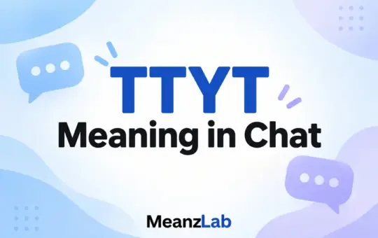 TTYT Meaning in Chat