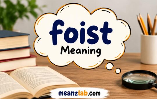 foist meaning