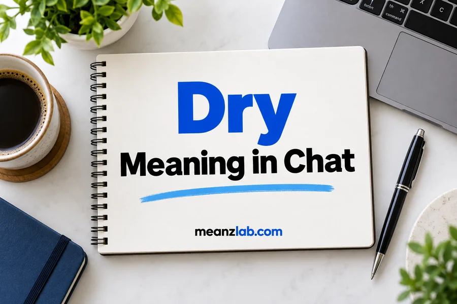 Dry Meaning in Chat