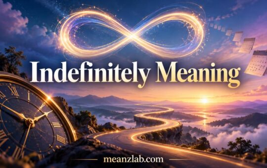 Indefinitely Meaning